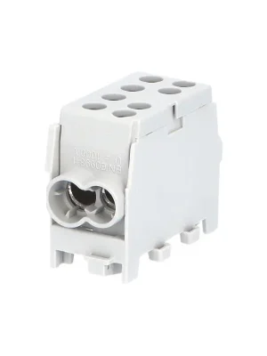 1003121 Svorkovnice rozbočovací HLAK 35 1/2 M2, 125A, 1pól., AL/CU, IP20, šedá, na DIN /2080141 Tovární Cena