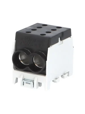 1003145 Svorkovnice rozbočovací HLAK 70 1/2 M2, 250A, 1pól., AL/CU, IP20, černá, na DIN /2080197 Cenově Výhodný