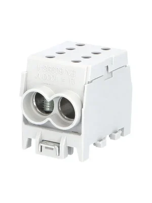 1003141 Svorkovnice rozbočovací HLAK 70 1/2 M2, 250A, 1pól., AL/CU, IP20, šedá, na DIN /2080147 Cenově Výhodný