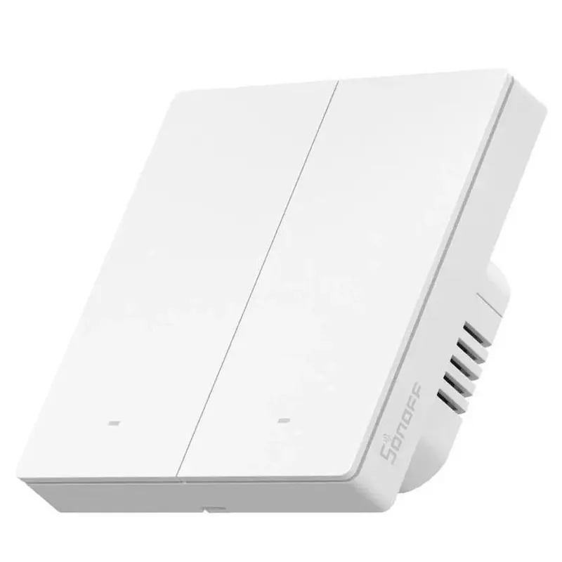 Značkový SONOFF ZBM5 SWITCHMAN ZIGBEE INTELIGENTNÍ NÁSTĚNNÝ VYPÍNAČ, 2-TLAČÍTKO, 86 MM (EU TYP)