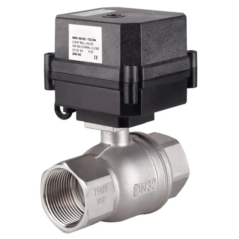 Cenově Výhodný ECK MPA100-NC-T40-230VAC VENTIL KULOVÝ S POHONEM 110-230VAC NC BSP G6/4" 10BAR NEREZ304 (4951-230-NC)