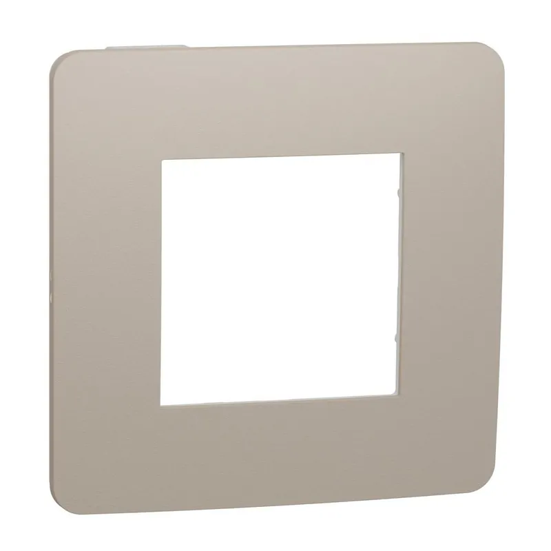 Top Prodej NU280226 Unica Studio Color - Krycí rámeček jednonásobný, Taupe/Bílý