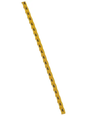 Cenový Hit Štítek DUPLIX 38404 "4" žlutá
