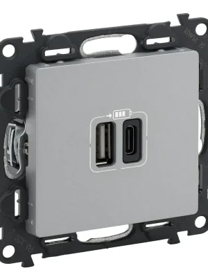 Horká Nabídka 753306 VALL DVOJITÁ NABÍJEČKA USB A+C HLIN.