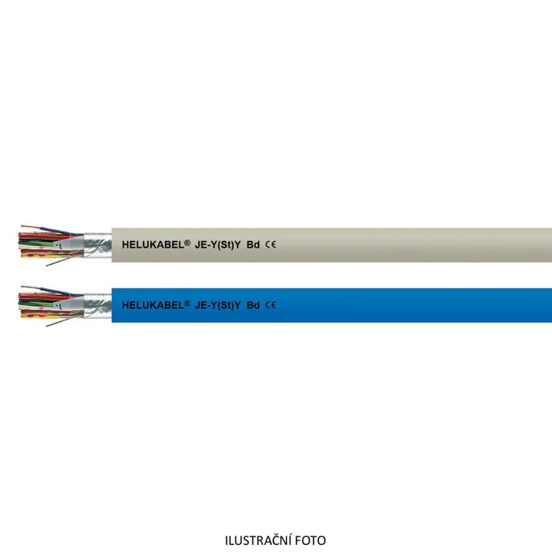 HELU KABEL JE-Y(ST)Y BD SI 4X2X0,8 ŠEDÁ 48502 Nízká Cena