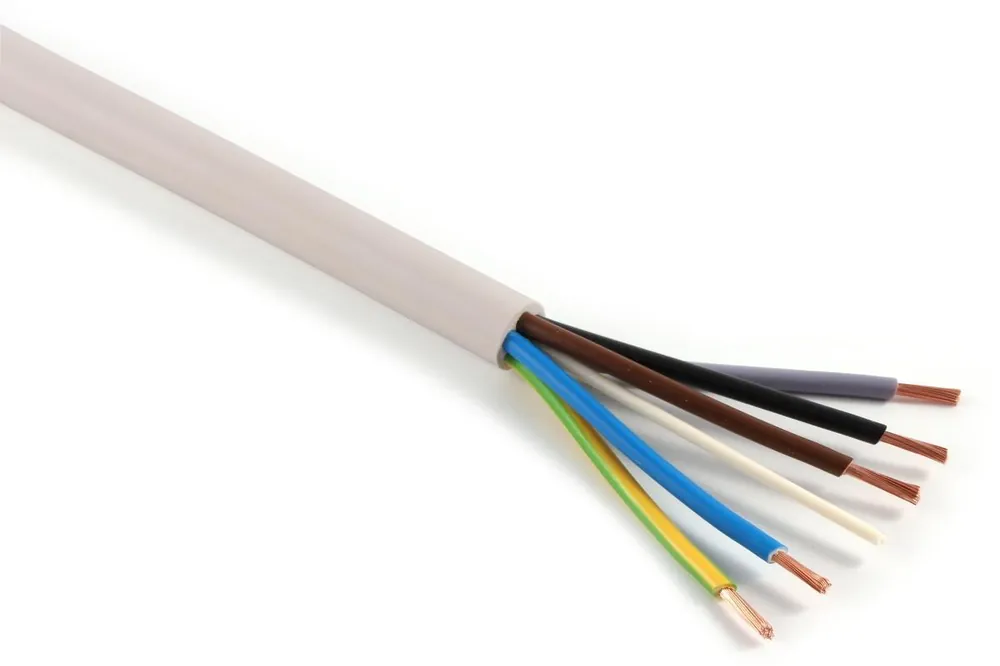 Originální Kabel H05VV-F 5Gx2,5 BÍLÁ (CYSY)