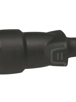 050446 ZÁSUVKA GUMOVÁ 2P+T ČERNÁ Vrácení Zdarma