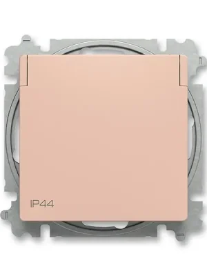 Top Prodej 6619T-A06995 242 Zásuvka jednonásobná, s clonkami, s víčkem, IP44
