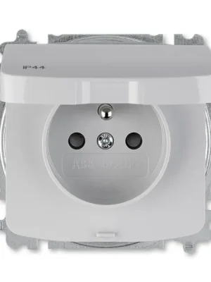 5519A-A02997 S Zásuvka jednonásobná s clonkami, s víčkem, IP44, bezšroubové svorky Výprodej