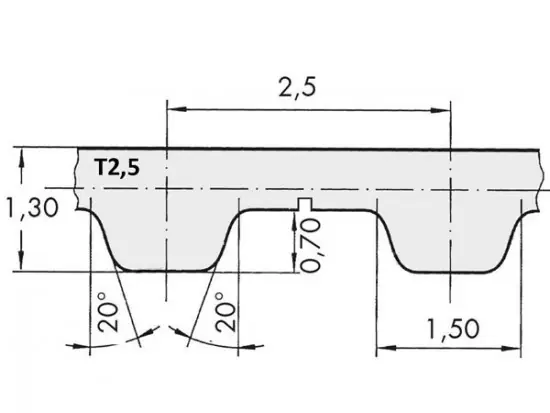 Hit Sezóny Řemen ozubený T2,5 230 10 optibelt Alpha Torque