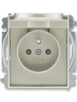 Pouze Dnes 6619E-A06397 32 Zásuvka jednonásobná s ochranným kolíkem, s clonkami, s víčkem (typ 6619)