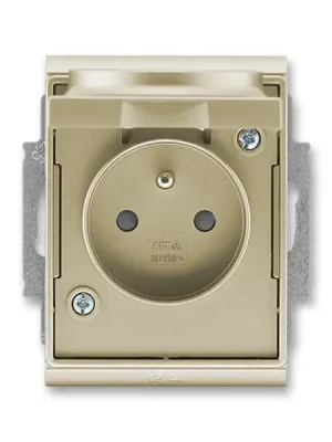 Pouze Dnes 5518E-A02999 33 Zásuvka jednonásobná s ochr. kolíkem, s clonkami, víčkem, s drápky, IP44