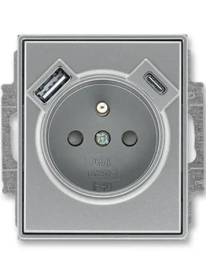 5569E-A32357 36 Zásuvka 1násobná s kolíkem, s clonkami, s nabíjením USB-A, USB-C Nízká Cena