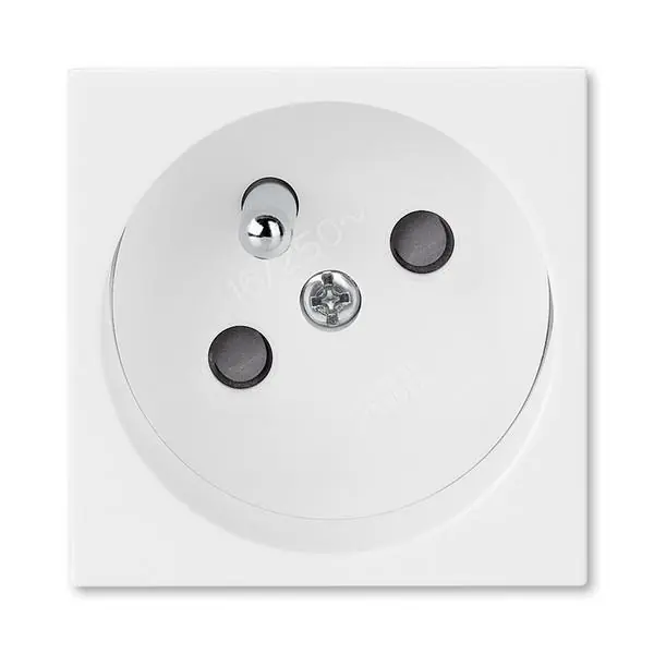 Zlevněný 5525N-C02357 B Zásuvka 45x45 s ochranným kolíkem, s clonkami
