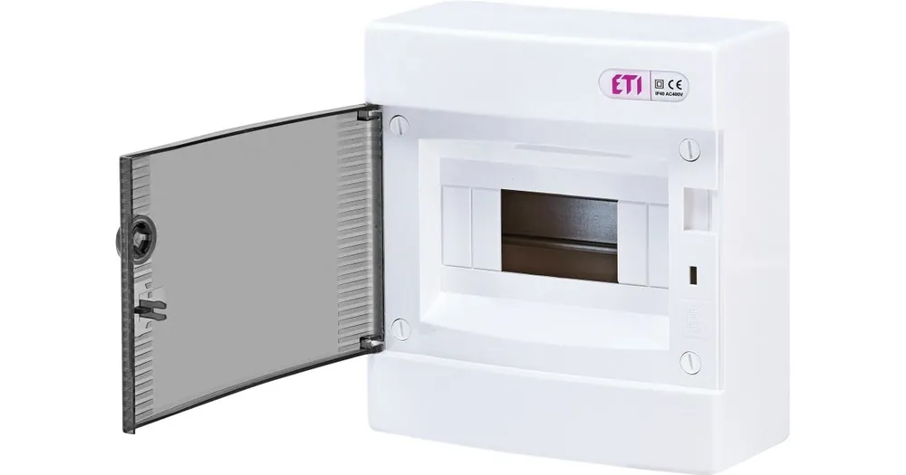 Rozvodná skříň na omítku DIDO-E ECT8PT IP40 průhledná dvířka ETI 001101000 Finální Výprodej