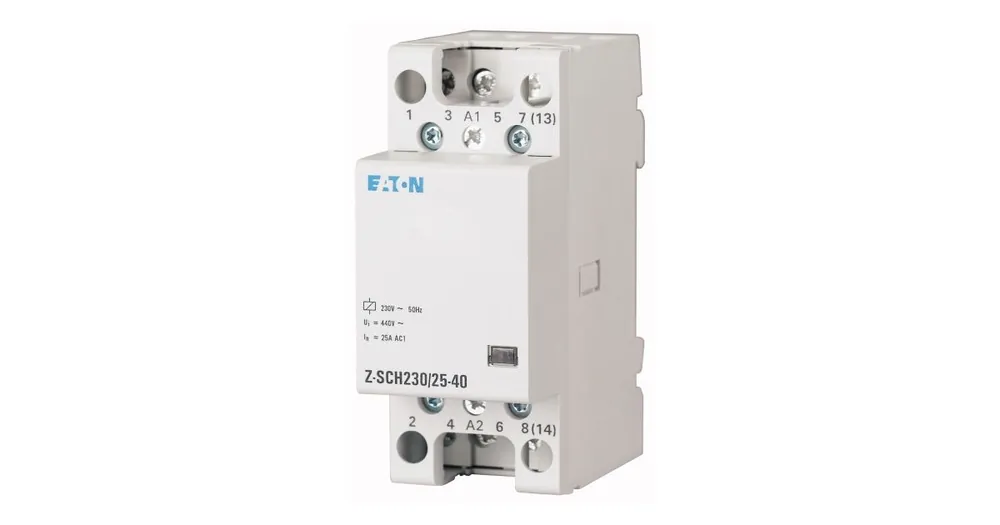 Aktuální Stykač instalační EATON Z-SCH230/25-40 230V AC/ 25A, 4x zapínací kontakt 248847
