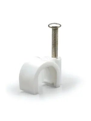 Příchytka kabelu s hřebíkem Ø6mm SCAME - 830.30/6 Speciální Cena