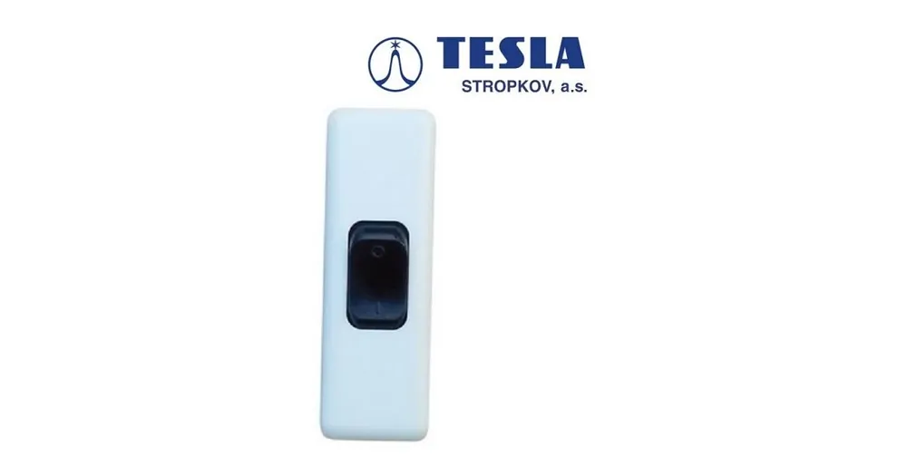 Spínač na pohyblivý přívod ř.1 bílá 4FN 576 14.01 TESLA Výhodná Nabídka
