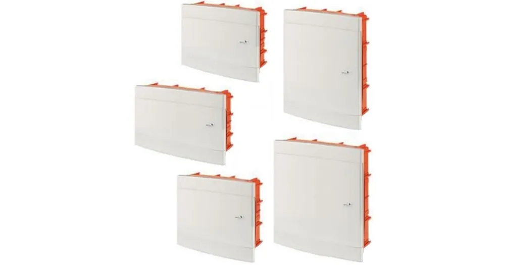 Ověřený SCAME 675.2008.2 rozvodnice pod omítku 8 modulů DOMINO IP40 bílá dvířka