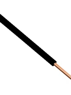 Časově Omezené Vodič drát H07V-U 6 mm2 (CY) černá