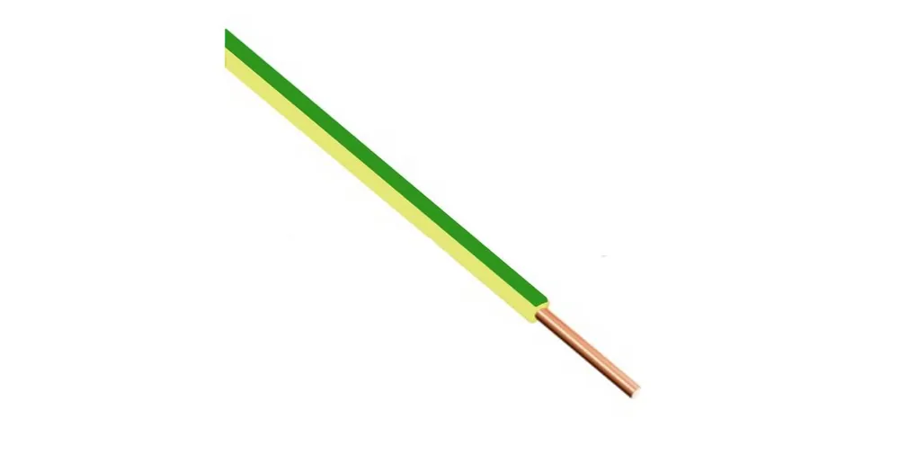 Vodič drát H07V-U 10 mm2 (CY) zelenožlutá Oblíbený