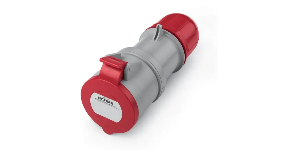 Zásuvka (spojka) OPTIMA 3P+E 400V 16A IP44 SCAME - 313.1646 Must-Have