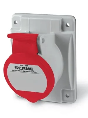Zásuvka vestavná OPTIMA šikmá, 3P+N+E, 400V/ 16A, IP44 SCAME - 413.1667 Výhodná Nabídka
