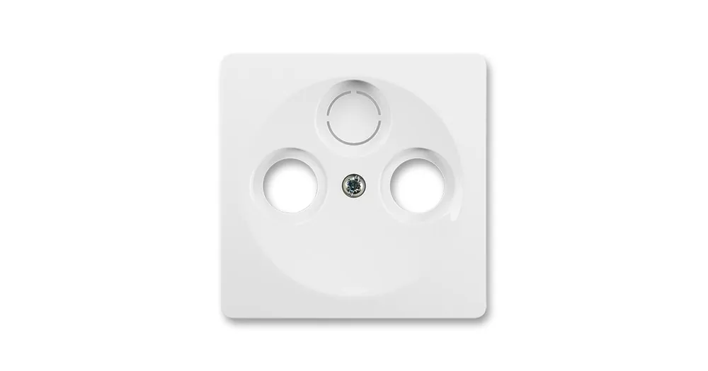 ABB 5011G-A00300 B1 Kryt zásuvky anténní TV+R (+SAT) Swing®, Swing®L jasně bílá Speciální Cena
