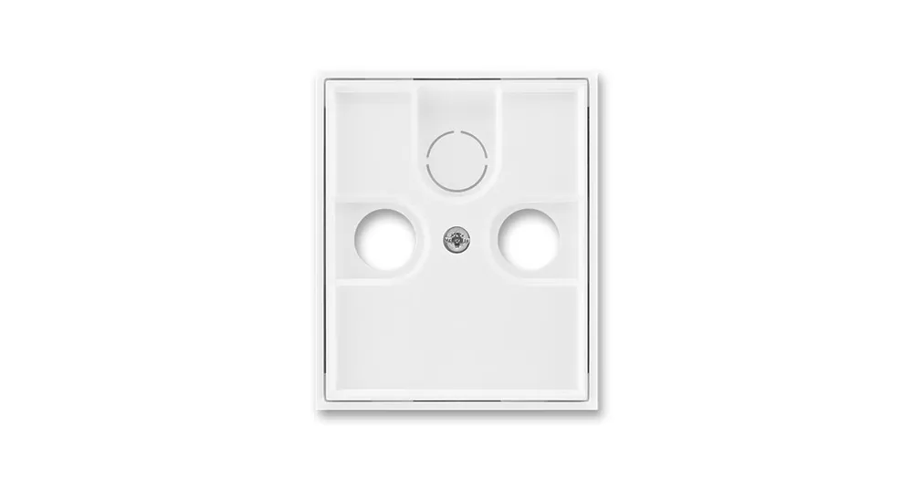 Výhodná Nabídka ABB 5011E-A00300 03 Kryt zásuvky anténní TV+R(+SAT) Element®, Time® bílá/ bílá