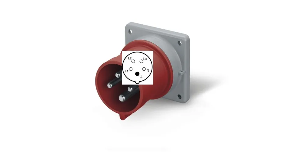 Přívodka vestavná OPTIMA rovná 3P+N+E, 400V/ 16A, IP44 SCAME - 243.1697 Dokud Zásoby Vydrží
