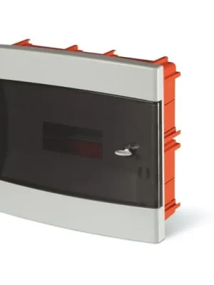 SCAME 675.2012B rozvodnice pod omítku 12 modulů DOMINO IP40 kouřová dvířka Poslední Šance