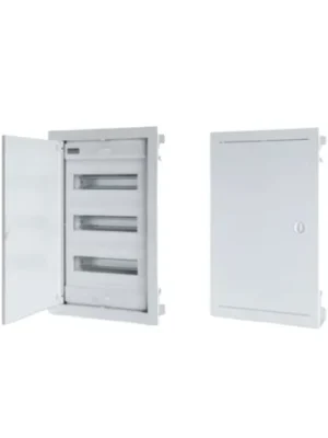 Rozvodnice pod omítku IP40 SCAME 677.3036.2 FLAT METAL 36+6 modulů – elektro rozvaděč do zdi Časově Omezené