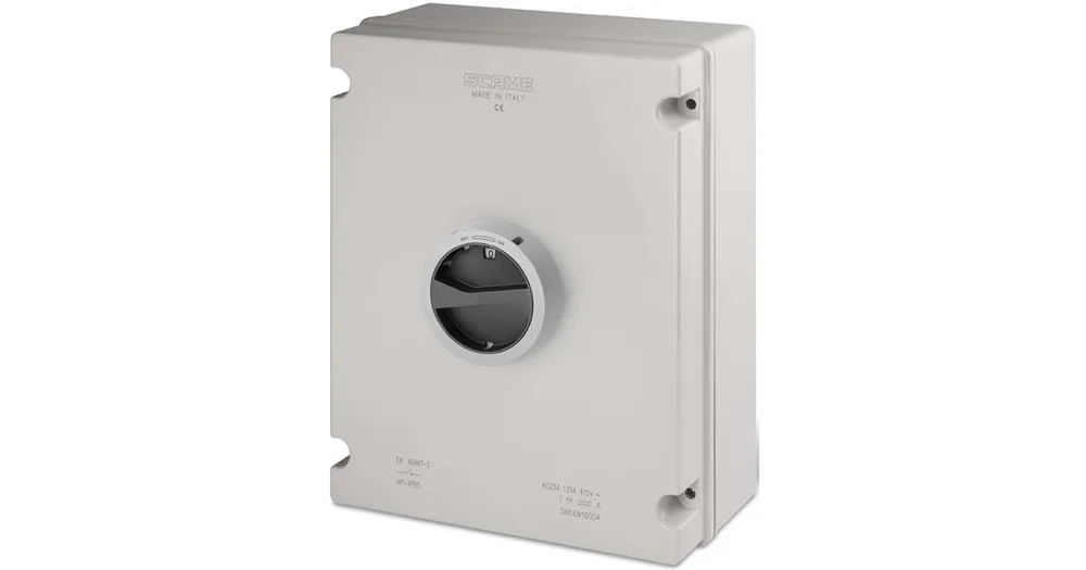 Spínač ISOLATOR 125A 3P IP55 plast standard SCAME - 590.GE12503 Koupit Online