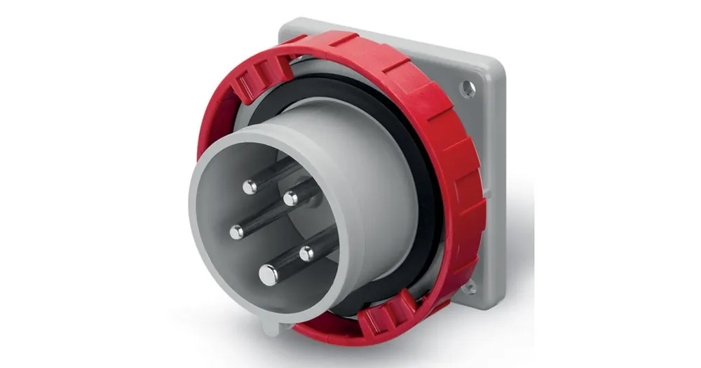 Přívodka vestavná OPTIMA rovná 3P+N+E, 400V/ 32A, IP67 SCAME - 248.3297 Jen Po Omezenou Doba