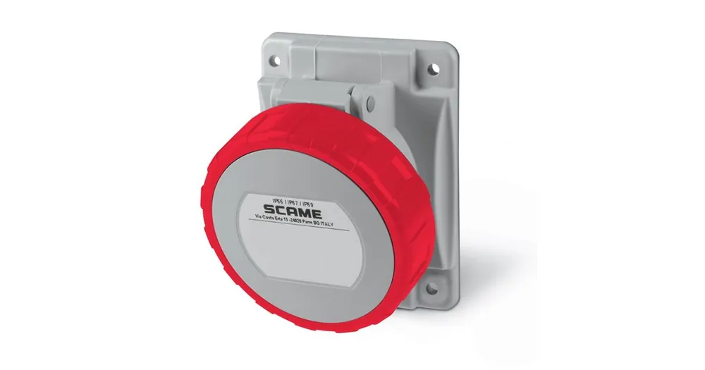 Nejprodávanější Zásuvka vestavná OPTIMA šikmá, 3P+E, 400V/ 16A, IP67 SCAME - 418.1666