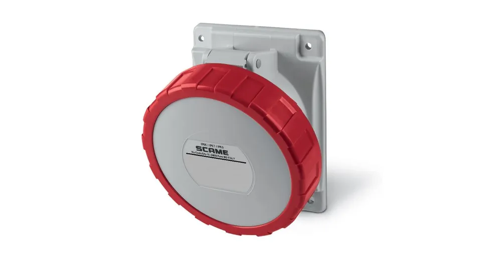 Rychlé Dodání Zásuvka vestavná OPTIMA šikmá, 3P+E, 400V/ 32A, IP67 SCAME - 418.3266