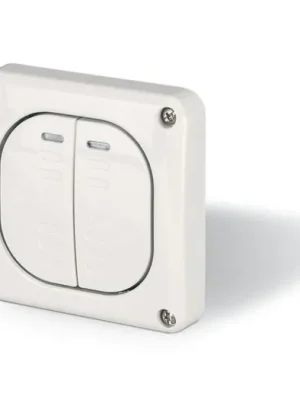 Originální Přepínač č.5B (6+6) PROTECTA IP66 šedá SCAME - 137.3221