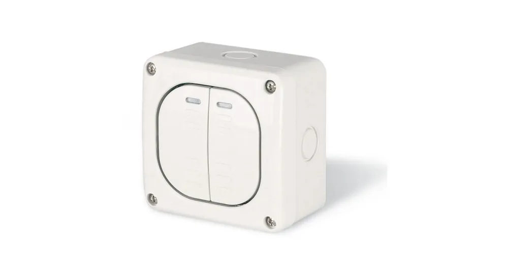 Přepínač č.5B (6+6) PROTECTA IP66 šedá SCAME - 137.5221 Cenový Hit