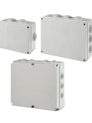 Krabice rozbočovací SCABOX IP55, s vývodkami, 460x380x130mm SCAME - 685.011 Ihned K Objednání