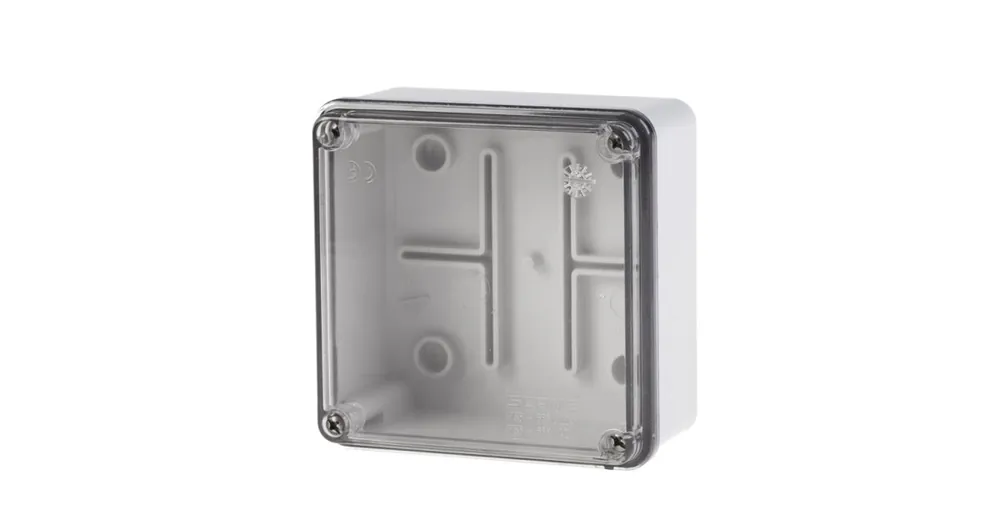 Krabice rozbočovací SCABOX IP56, průhledný kryt, 100x100x50mm SCAME - 686.224 Cenový Hit