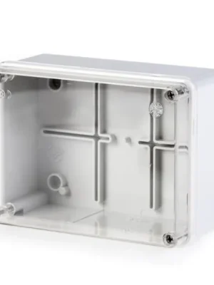 Vysoce Kvalitní Krabice rozbočovací SCABOX IP56, průhledný kryt, 150x110x70mm SCAME - 686.226