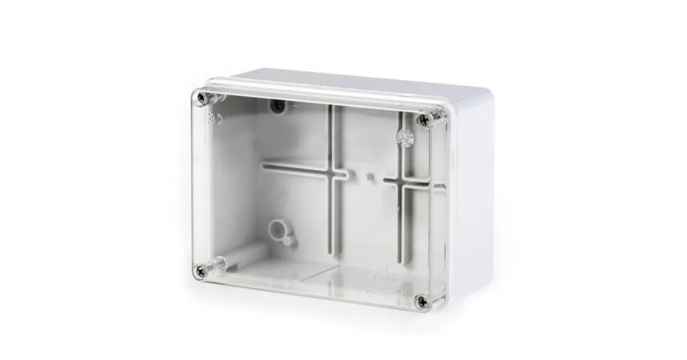 Vysoce Kvalitní Krabice rozbočovací SCABOX IP56, průhledný kryt, 150x110x70mm SCAME - 686.226