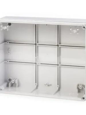Vysoce Kvalitní Krabice rozbočovací SCABOX IP56, průhledný kryt, 240x190x90mm SCAME - 686.228