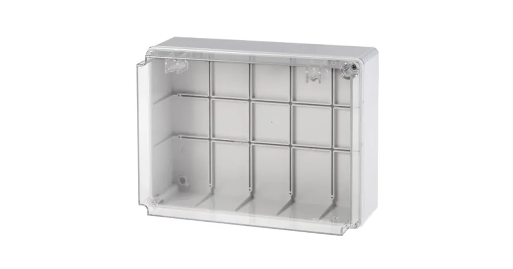 Finální Výprodej Krabice rozbočovací SCABOX IP56, průhledný kryt, 300x220x120mm SCAME - 686.229