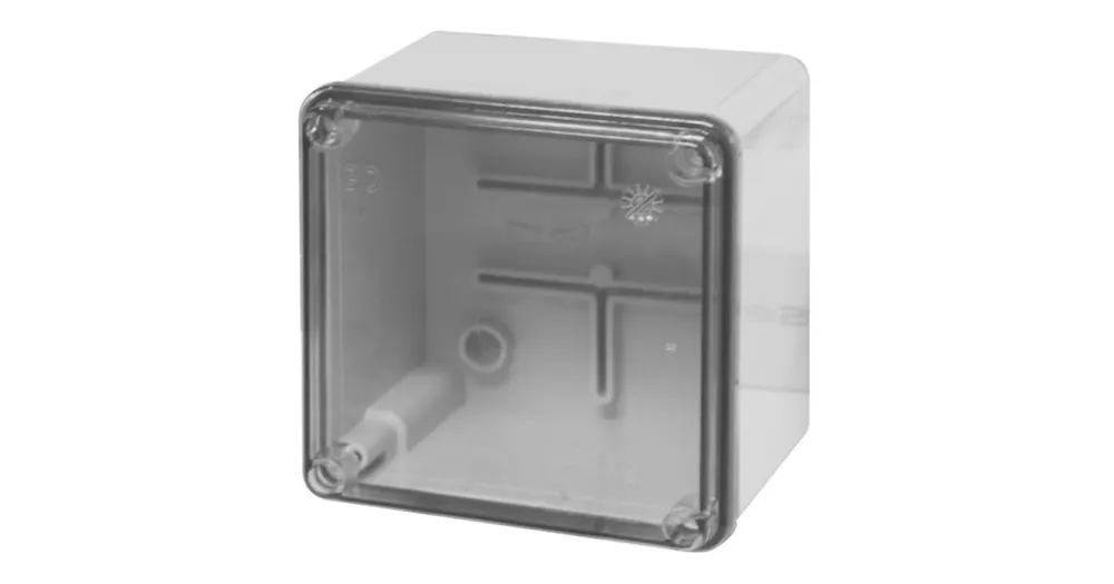 Krabice rozbočovací hluboká SCABOX IP56, průhledný kryt, 100x100x80mm SCAME - 686.424 Levný