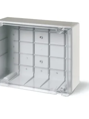 Krabice rozbočovací hluboká SCABOX IP56, průhledný kryt, 380x300x170mm SCAME - 686.430 Výprodej