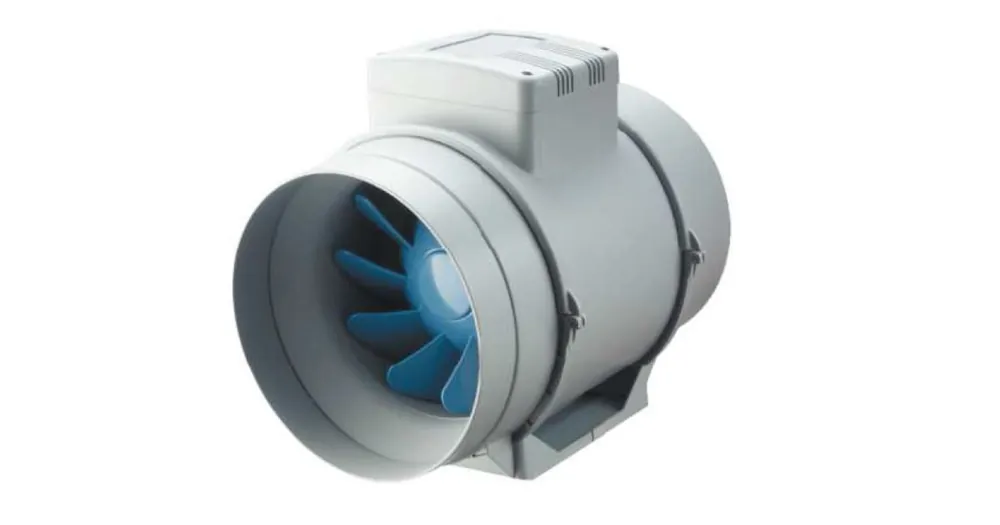 Ventilátor potrubní axiální BLAUBERG TURBO E 100 Ø100 mm Nová Kolekce