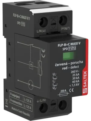 Nízká Cena Svodič FLP-B+C MAXI V/1 SPD typ T1+T2 SALTEK